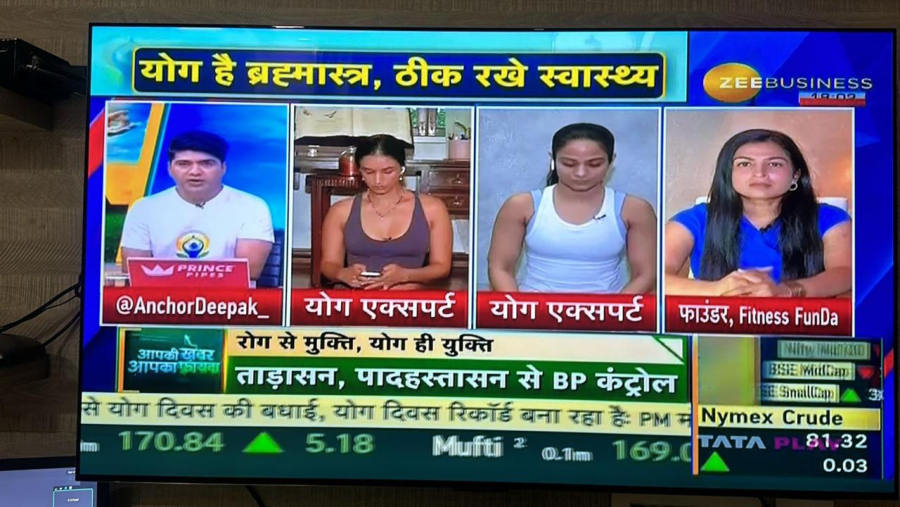 Fitness Funda featured on Zee Business